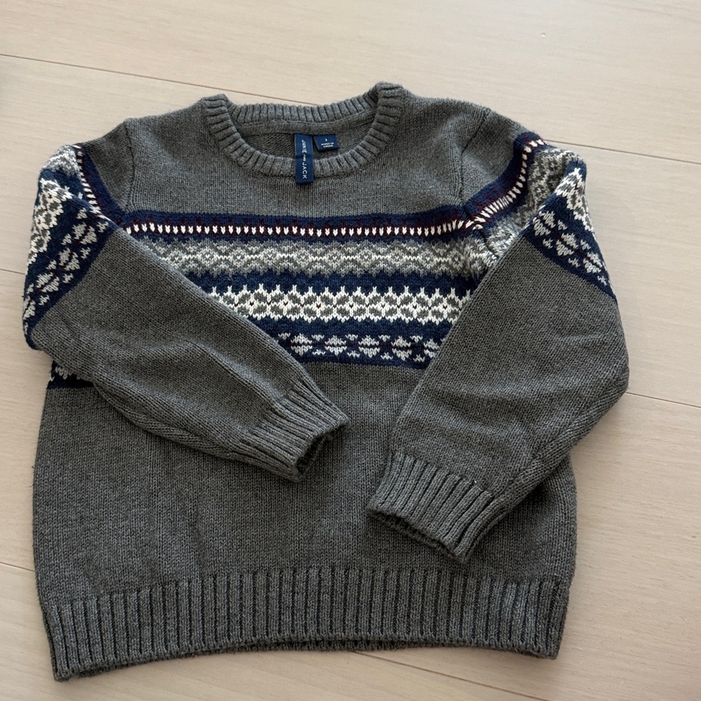 Janie And Jack toddler boy sweater size 3